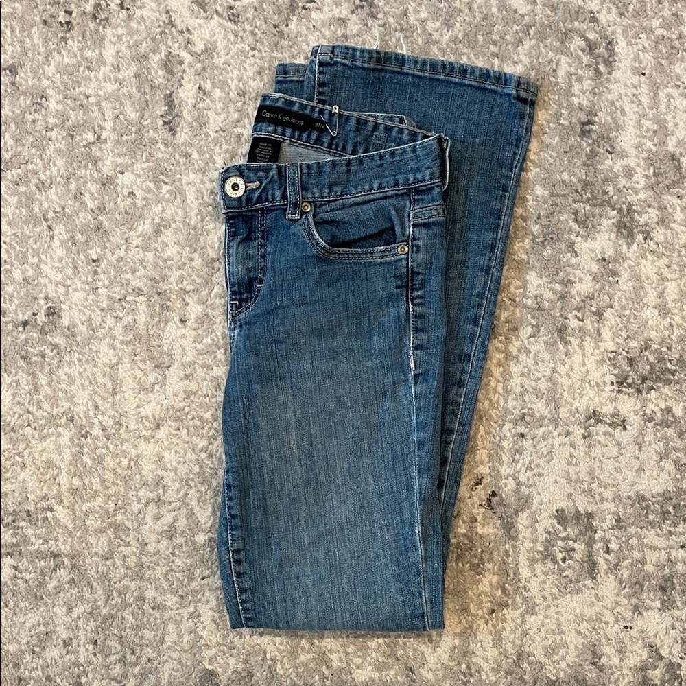 Calvin Klein Women's Classic Blue Bootcut Jeans